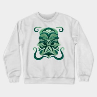 Gemini Zodiac Sign - Green Crewneck Sweatshirt